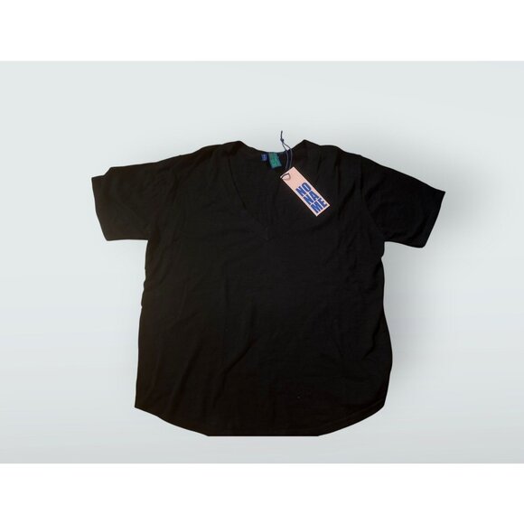 No Name Clothing Brand Short-Sleeve T-Shirt -Neckline small Black new with Tag - Picture 3 of 4